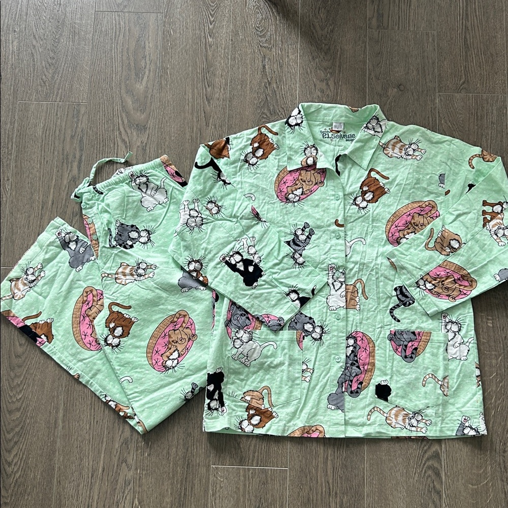 P.J. Salvage Cat Nap Set BNWOT
